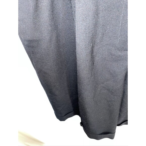 Talbots Dress Shorts Women’s Size 14 Black Wool Waist 32 Inseam 8 Rise 15 Pleat - Picture 6 of 12